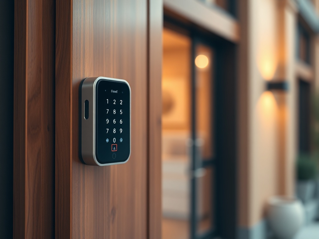 Smart access control lock for apartments